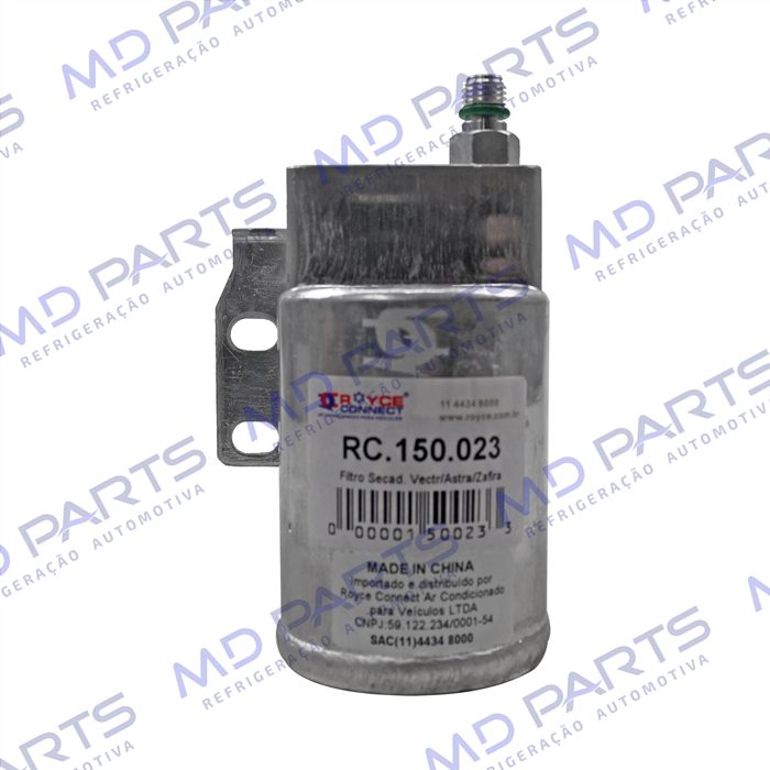 Filtro Secador Chevrolet Vectra/Zafira 2006 Até 2008/ Astra 1999 Até 2008 R134a OEM: 9117400