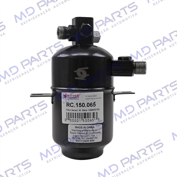 Filtro Secador Mercedes Benz 1990 Até 1996 SL320/ SL500/ SL600 R134A OEM: 1298300183