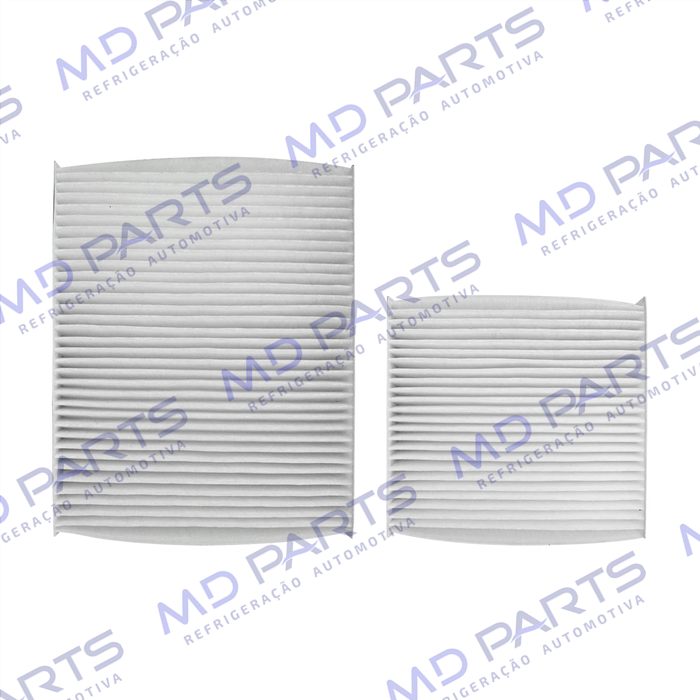 Filtro de Cabine Peugeot 208 2013 Até 2020 / Peugeot 2008 2015> / Citröen C3 2013> / Citröen DS3 2013> Com 2 Pçs