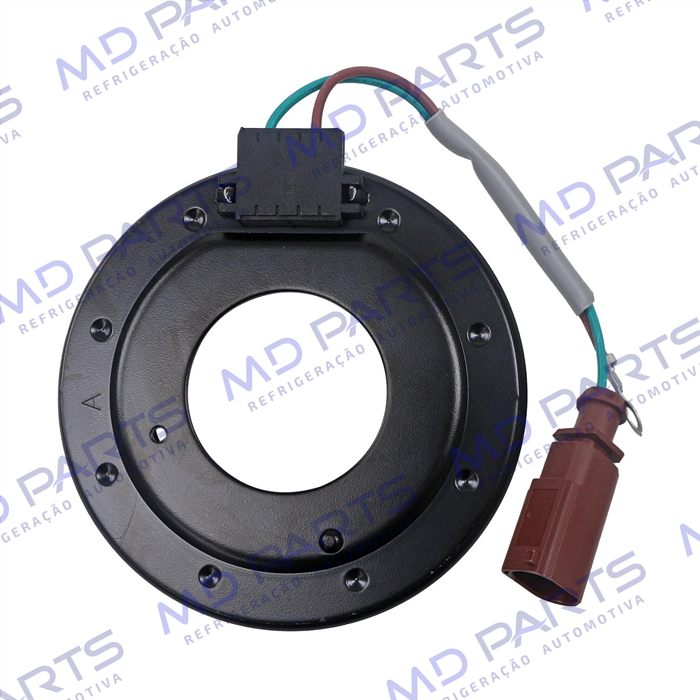 Magnético do Compressor Modelo Sanden Volkswagen Polo 1.0 TSI/ T-Cross 1.0 TSI 2022>/ Virtus 1.4 Turbo 2022> - 12 Volts