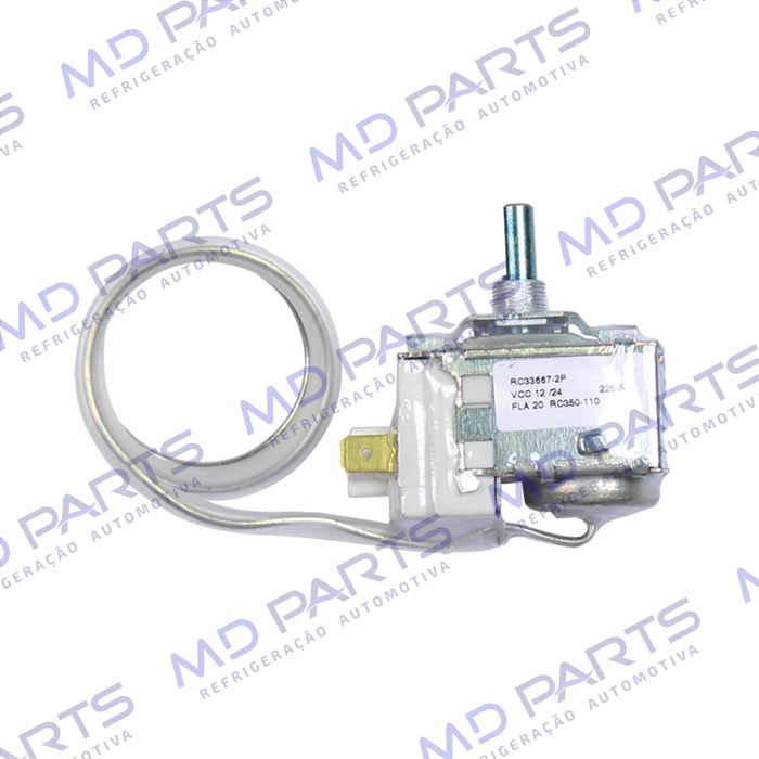 Termostato Universal Rotativo Robertshaw Blindado Capilar 900mm OEM:30415210