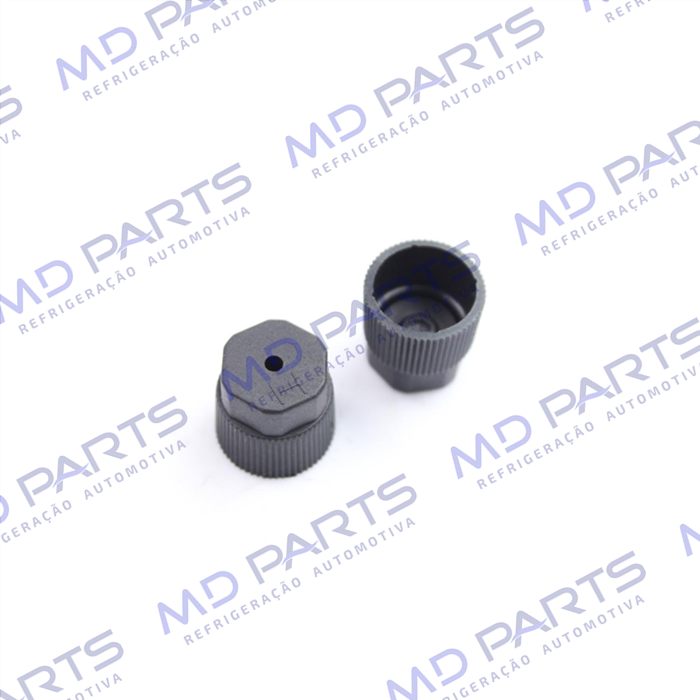 Tampa Plástica De Alta da Válvula de Serviço R134a 6 e 8mm Pacote Com 10 Pçs