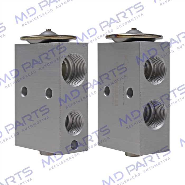 Válvula de Expansão Block 2.T Spheros R134a Motoniveladora New holland G170/ G170VP/ RG140/ RG170/ RG170.B/ RG200.B OEM: 32745700/ 75252027