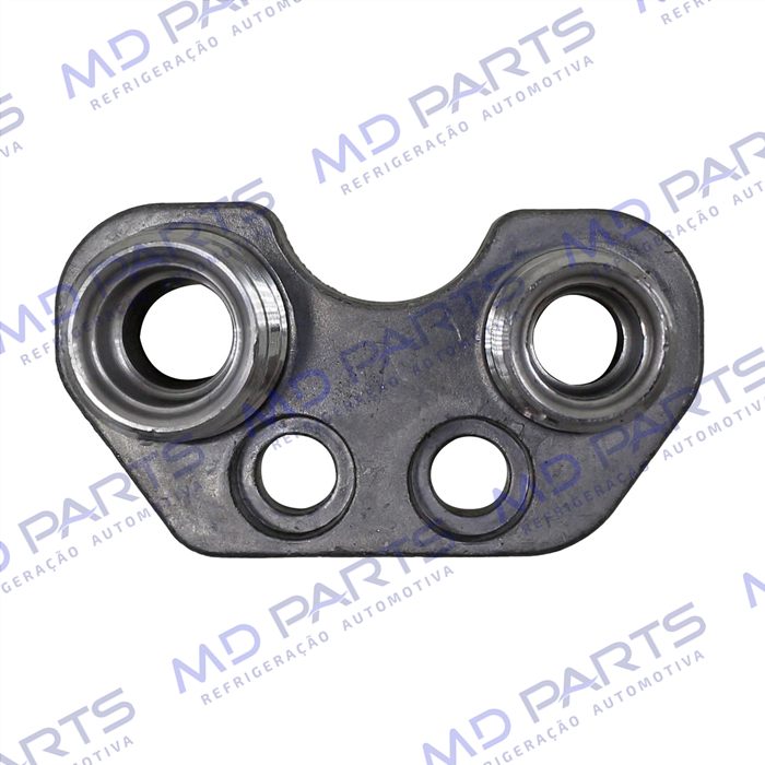 Válvula Conector Compressor Sanden 7B10 - Alumínio