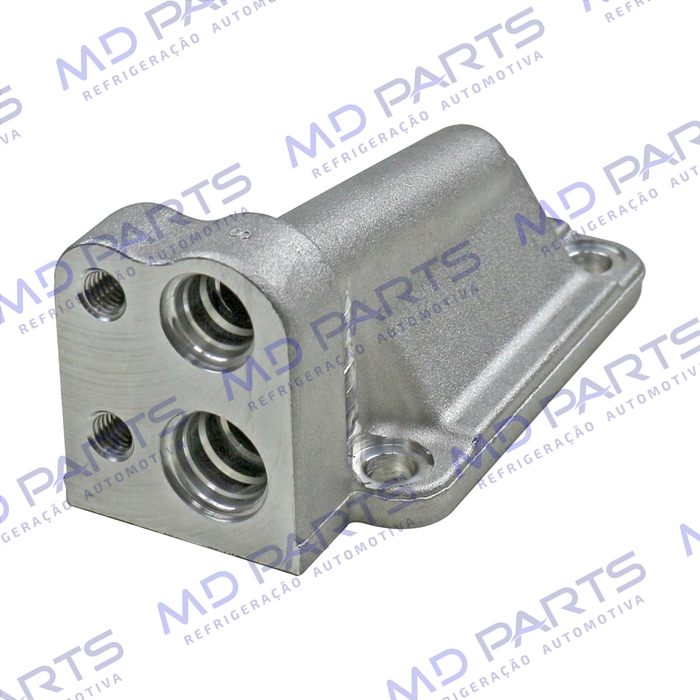 Válvula Conector do Compressor Denso 10P15 RC.600.140 Máquina John Deere - Alumínio