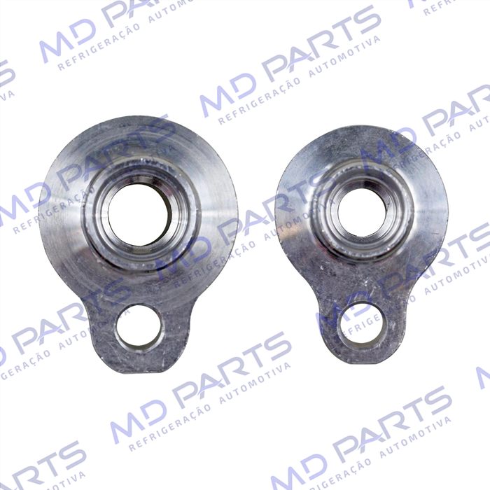 Conector Adaptador para Compressor 7H15 RC.600.053 Caminhão Volvo - Alumínio
