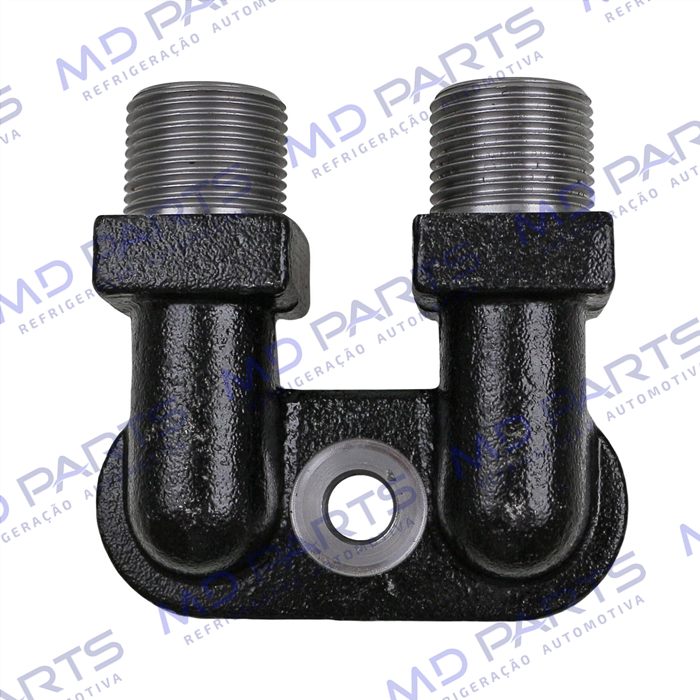 Conector Adaptador Vertical Compressor 7H15 1``x1`` - Aço