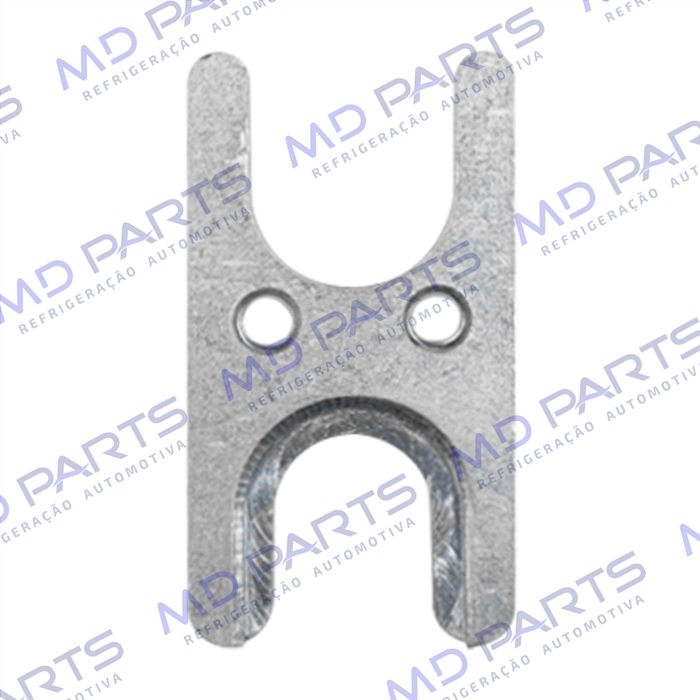 H de 2 Furos para Fixação Valvula Block Volkswagen Fox - Aço