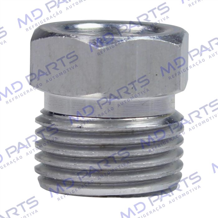 Niple De Aluminio Para Conexão 10mm O´ring Rosca 7/8