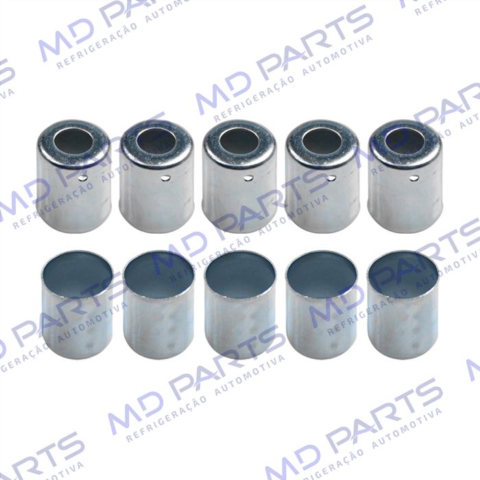 Caneca Clip 08mm 13/32 Polegadas Aço Recozido Dureza 01 Pacote Com 10 Pçs