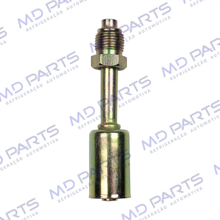 Conexão O'ring Reta Macho 06mm Aço Giratória c/ Clip