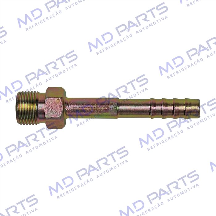 Conexão O´ring Reta Macho 06mm Aço Fixo s/ Clip