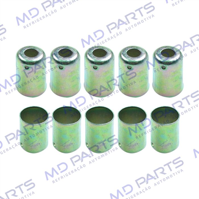 Caneca Clip 06mm 5/16 Polegadas Aço Recozido Dureza 02 Pacote Com 10 Pçs