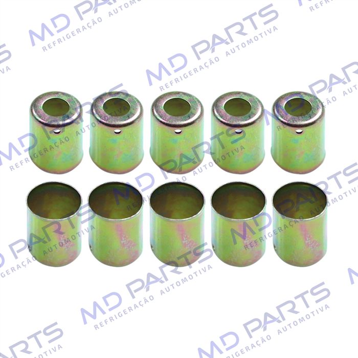 Caneca Clip 08mm 13/32 Polegadas Aço Recozido Dureza 02 Pacote Com 10 Pçs