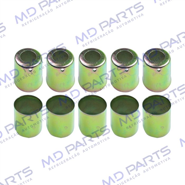 Caneca Clip 12mm 5/8 Polegadas Aço Recozido Dureza 02 Pacote Com 10 Pçs