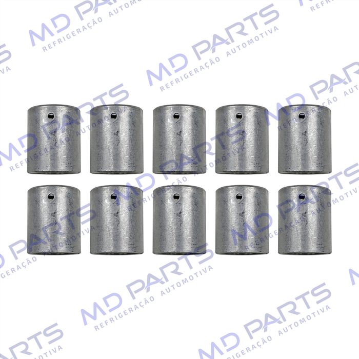 Caneca Clip 10mm 1/2 Polegada Aluminio Pacote Com 10 Pçs