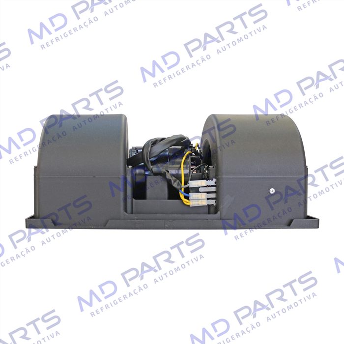Ventilador da Caixa Evaporadora Ônibus Sistema Valeo/ Retroescavadeira Volvo BL60/ BL60B/ BL61/ BL61B/ BL70/ BL70B/ BL71B/ Retroescavadeira JCB 3CX - 12 Volts OEM: VOE16232436/ OEM CAT: 275-3990/ 417-8129