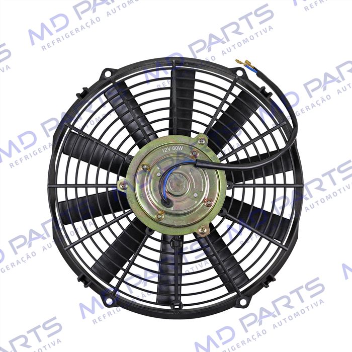 Eletroventilador Universal Pás Reta 12 Polegadas - 12 Volts OEM: 82351700