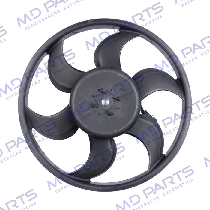 Eletroventilador do Radiador Volkswagen Gol G3 1.0 Turbo 1.6/ 1.8/ 2.0 1999> c/ Ar Condicionado 320mm - 12 Volts