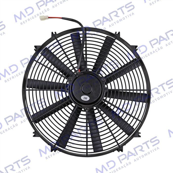 Eletroventilador Universal 16 Polegadas Pás Reta - 24 Volts
