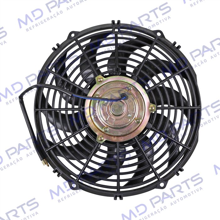 Eletroventilador Universal 12 Polegadas Pás em S - 12 Volts