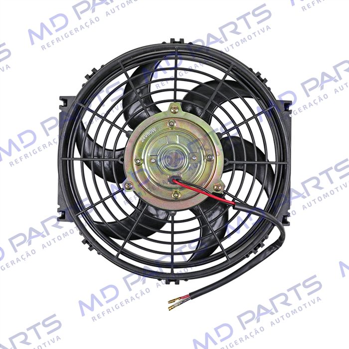 Eletroventilador Universal Pás em S 10 Polegadas - 24 Volts