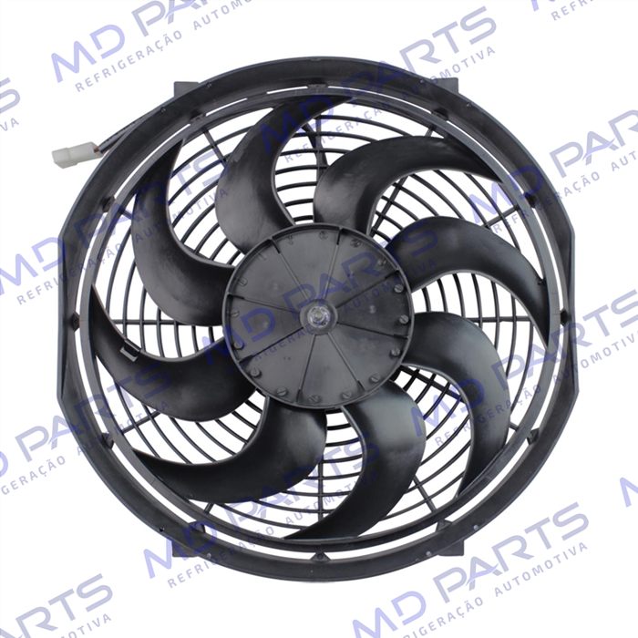 Eletroventilador Universal Unipoint Soprante Pás em S 14 Polegadas - 24 Volts
