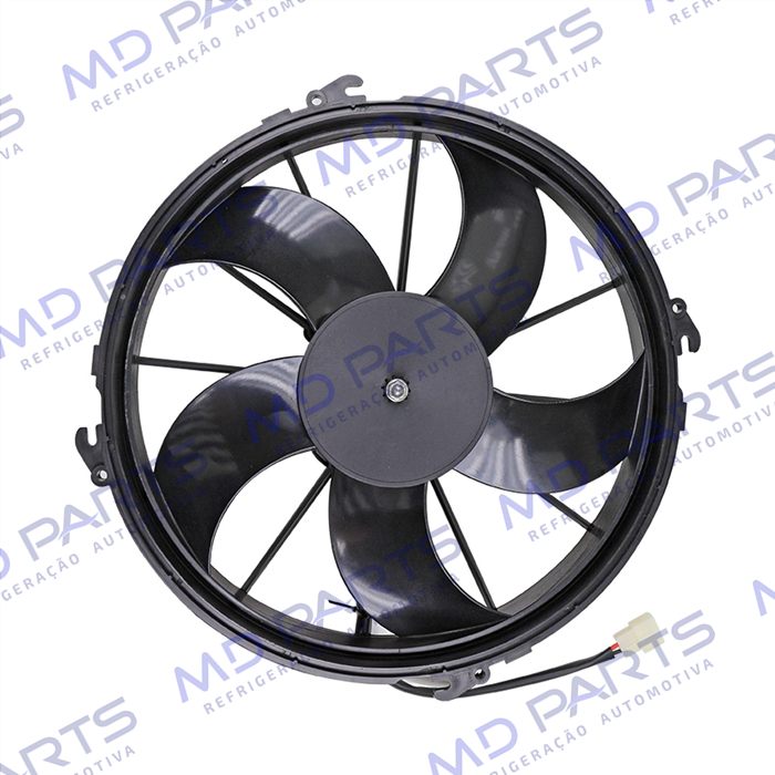Eletroventilador Universal Soprante 12 Polegadas Perfil Alto Ônibus Spheros/ Thermo King/ Euroar/ VMG Aires 6500hrs - 24 Volts