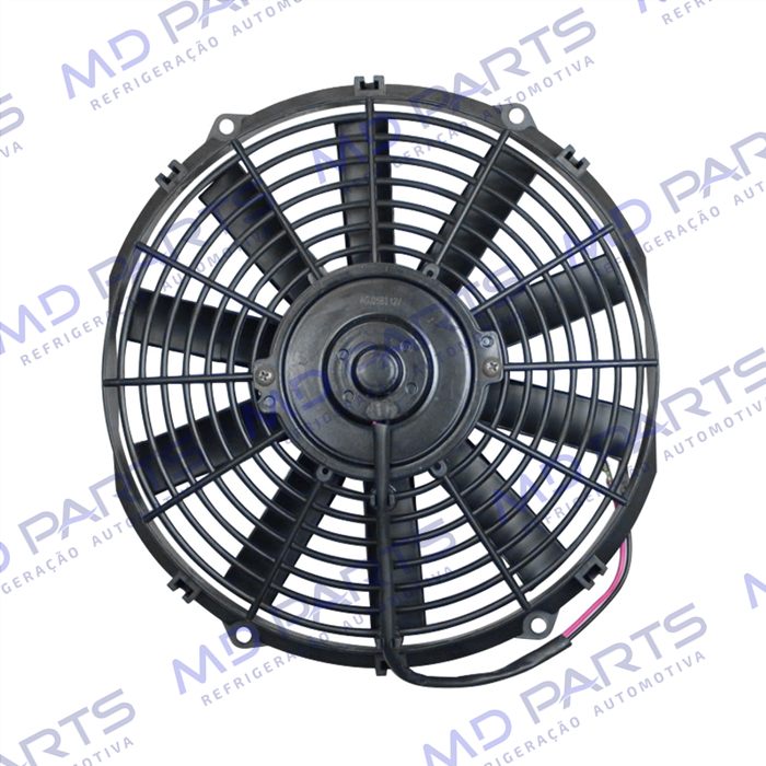 Eletroventilador Universal Soprante 11 Polegadas Pás Reta Ônibus - 12 Volts OEM: EV AS.VA09-AP50/C-27S