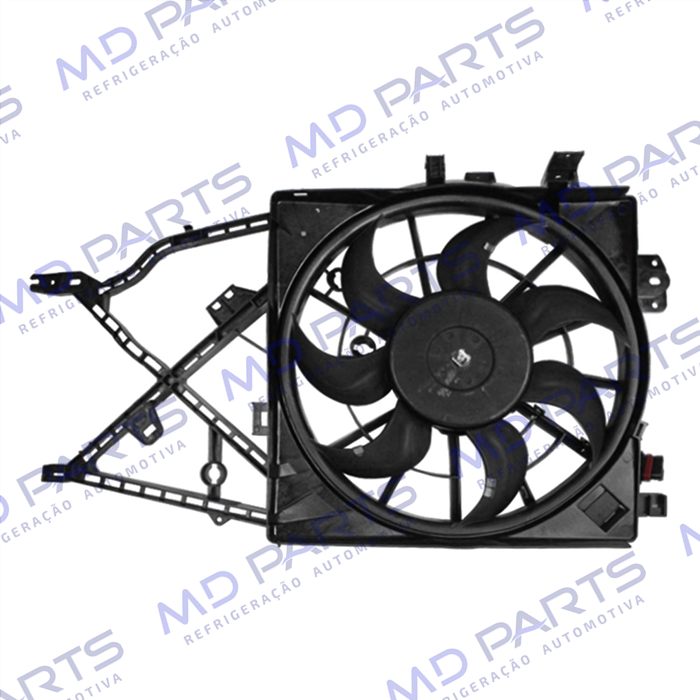 Eletroventilador do Radiador com Defletor 2 Pinos Vectra 1996> 2.0 / 2.2 - 12 Volts