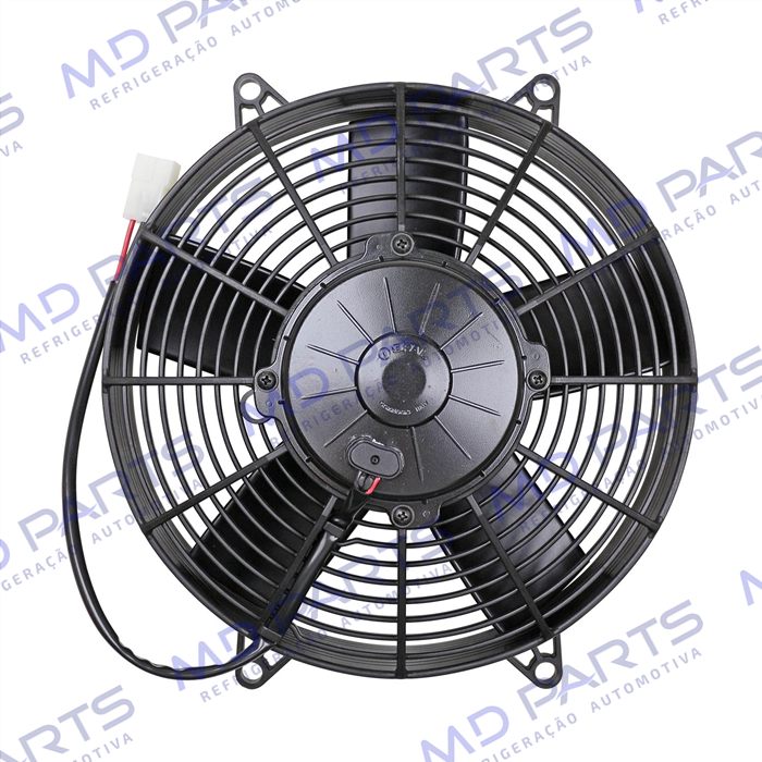 Eletroventilador Spal 10 Polegadas Aspirante Vans/ Carro Forte/ Máquina Agricola Caterpillar - 24 Volts Spal EV AS VA53-BP70L-39A