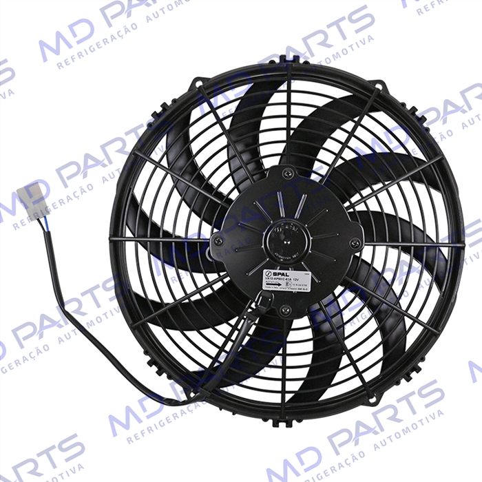 Eletroventilador Universal Spal Aspirante 12 Polegadas Pás Em S - 12 Volts OEM: EV AS.VA10-AP50/C-61A