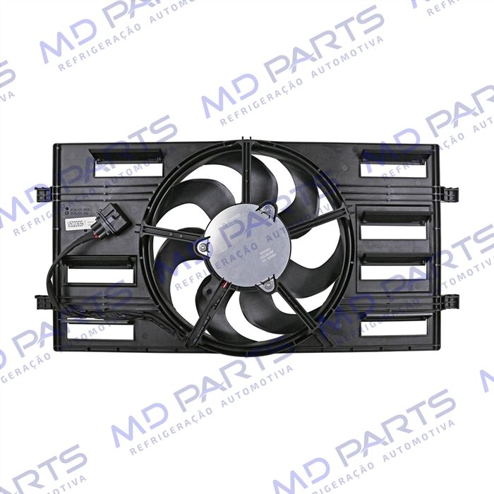 Eletroventilador do Radiador Volkswagen Polo/Virtus 1.0 2018> - 12 Volts OEM: 2GB121203