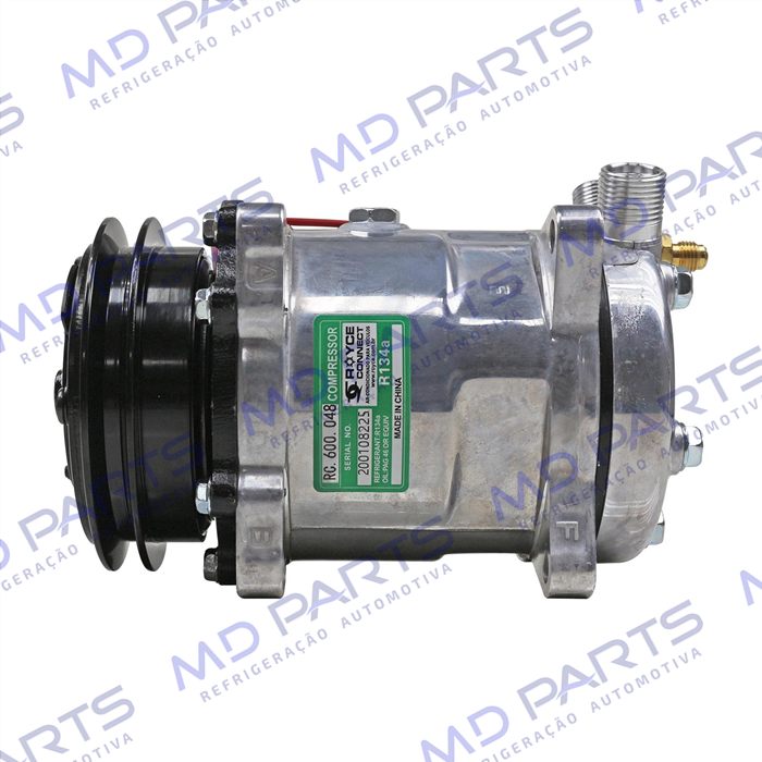 Compressor Modelo 5H14 Universal 8 Orelhas - 12 Volts Polia Canal 1A 124mm R134a