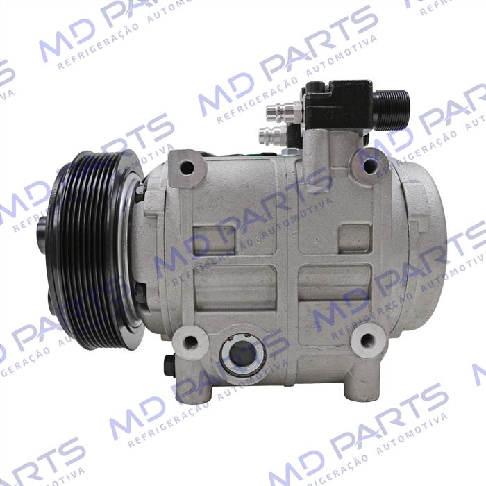 Compressor Modelo TM31HD Ônibus 313 cm³ R134a - 24 Volts Polia 8pk 156mm REMANO