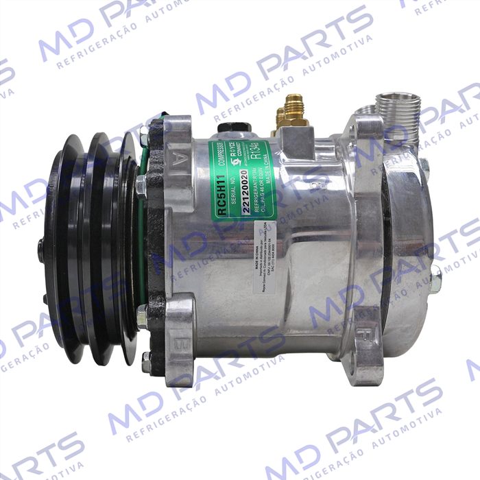 Compressor Modelo SE507 5H11 8 Orelhas - 24 Volts Polia 2A 125mm R134a