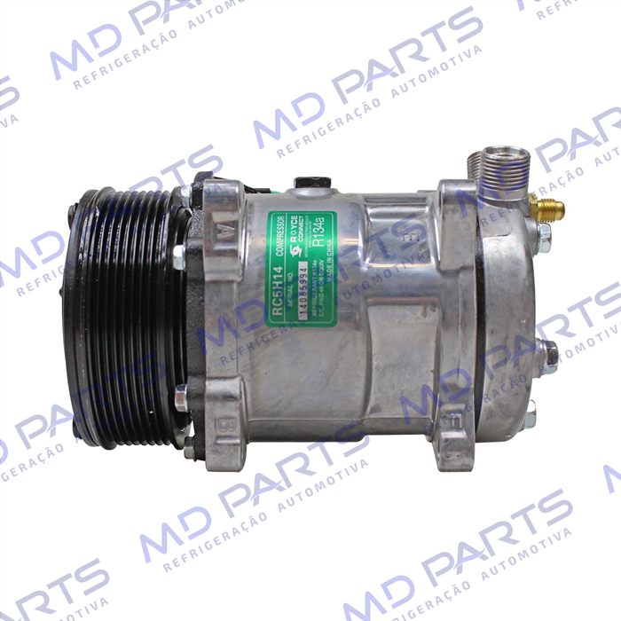 Compressor Modelo AA5H14AA 8 Orelhas - 24 Volts Polia 8pk 121mm Universal R134a