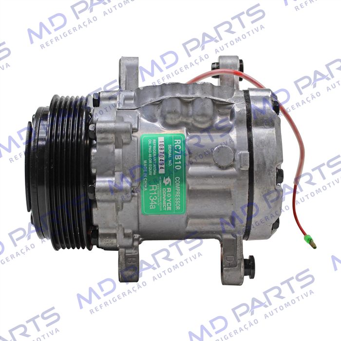 Compressor Modelo 7B10 - 12 Volts Polia 6pk 112mm R134a