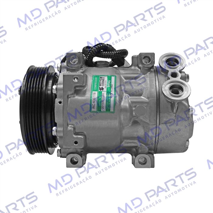 Compressor Sanden SD7V16 Citroën Picasso 2.0 2003> - 12 Volts Polia 6pk 123mm OEM: 6453KT / 1267