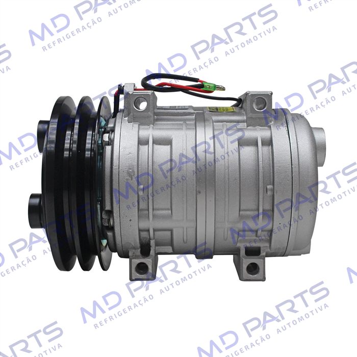Compressor TM21 HPAD Retroescavadeira Caterpillar 416E - 12 Volts Polia 2A 145mm - OEM: 214-4302
