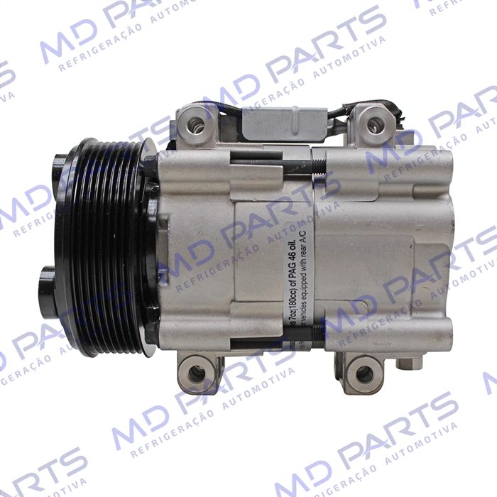 Compressor HS18 Dodge Ram 3500 Diesel 5.9L 2006 Até 2007 / 6.7L 2007 Até 2009 - 12 Volts Polia 8pk 119mm