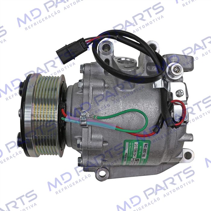 Compressor Honda CRV 2.0 2007 Até 2010 / New Civic 2011 - 12 Volts Polia 7pk 106mm