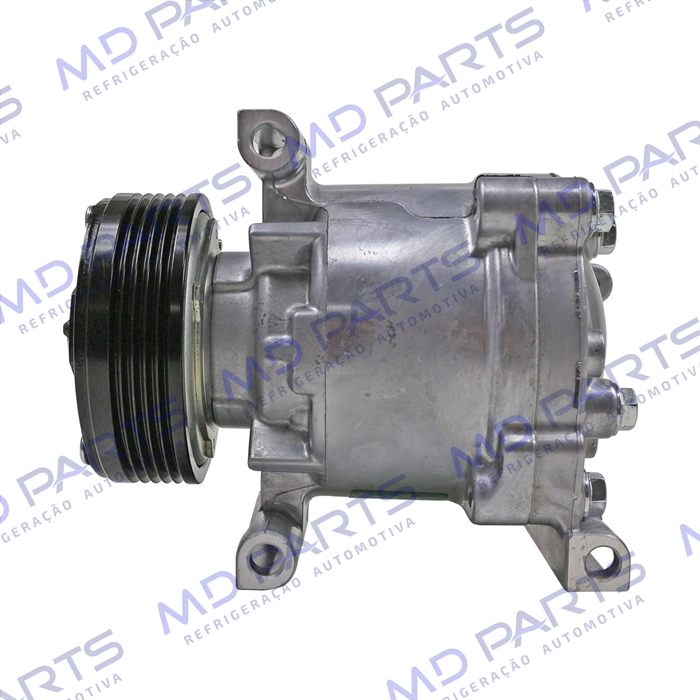 Compressor Fiat Grand Siena Tetrafuel 2013 Até 2016 / Bravo T-Jet - 12 Volts Polia 5pk 95mm OEM: 51873922