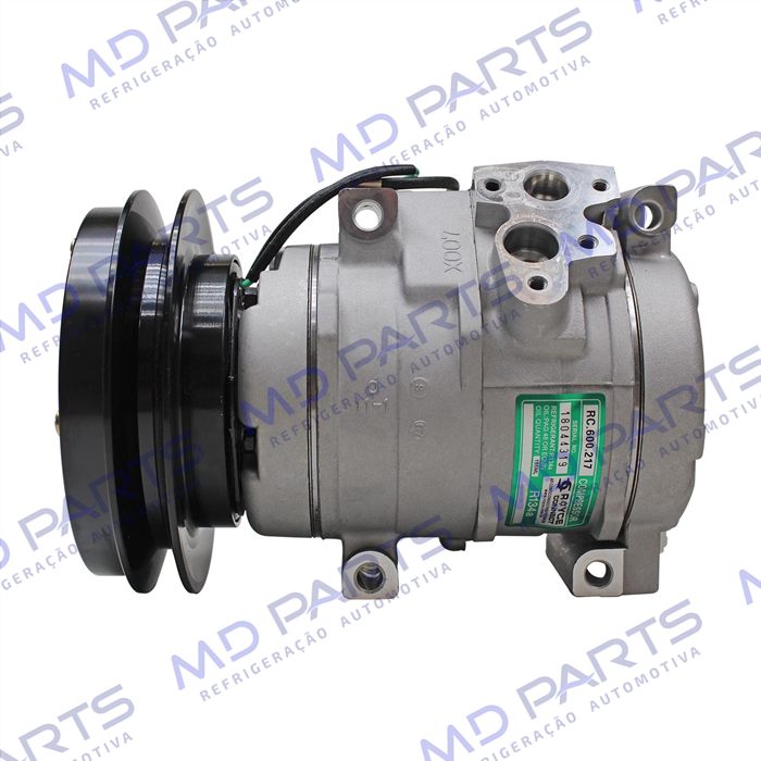 Compressor 10S17C Máquina Komatsu D61/ D475/ D155/ PC350/ PC600 - 24 Volts Polia Canal 1B 151mm OEM: ND4472204781/ 20Y8101260/ 4210731221