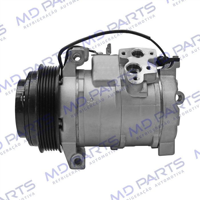 Compressor Modelo Denso 10S17C Mercedes Benz Sprinter 313/ 413 - 12 Volts Polia 6pk 120mm OEM: A0002343511