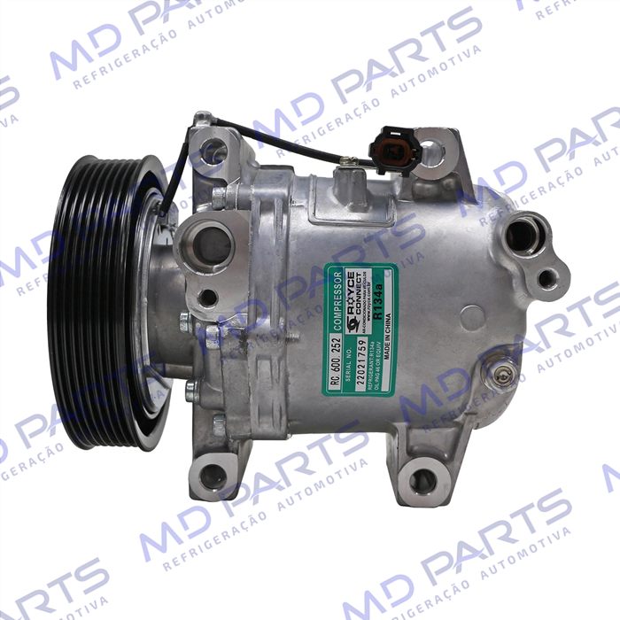 Compressor Modelo Calsonic Nissan Frontier Motor 2.5 2008 Até 2012 - 12 Volts Polia 7pk 137mm OEM: 92600EB40E