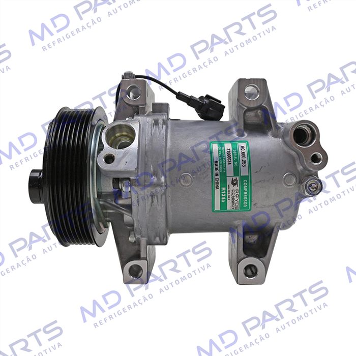 Compressor Modelo Calsonic Nissan Frontier Motor 2.5 2013> - 12 Volts Polia 7pk 110mm OEM: 92600KH70E