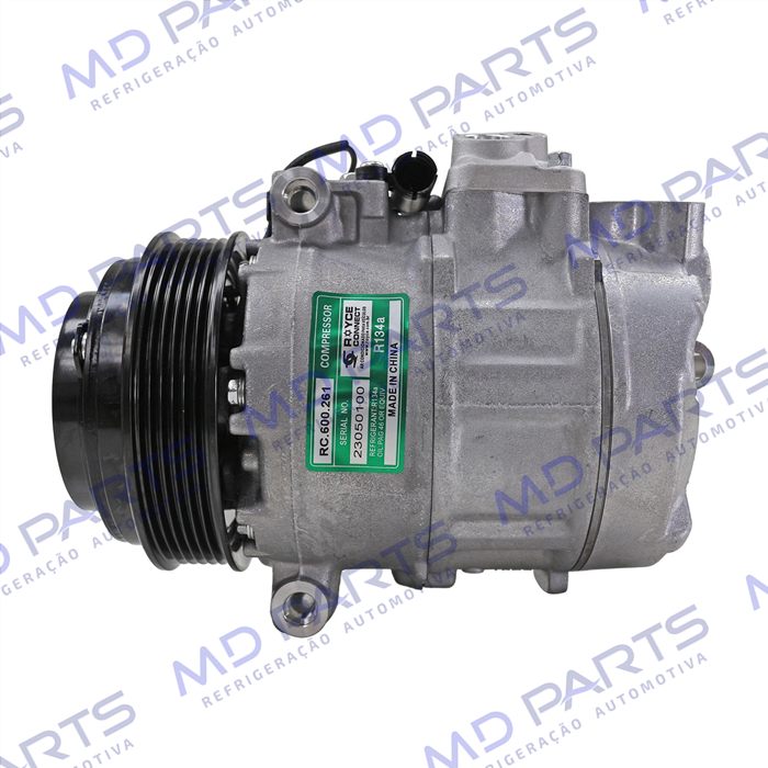 Compressor Modelo Denso 7SB16C Mercedes Benz R170SKL/ CLK430/ Sprinter/ W210/ W126/ W140 1993 Até 1996 - 12 Volts Polia 6pk 119mm