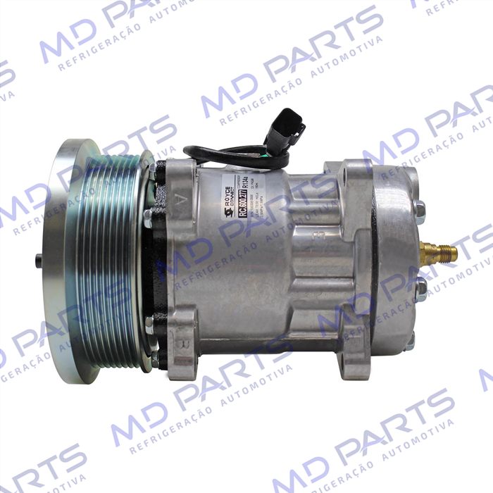 Compressor AA7H15AA 4726/ 4487 Máquina Caterpillar 836H - 24 Volts Polia 8pk 130mm OEM: 141-9676/ 218-0324