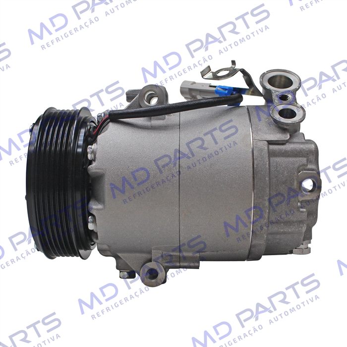Compressor CVC 100cc R134a Chevrolet Corsa Classic/ Celta 2002 Até 2008 - 12 Volts Polia 6pk 110mm OEM: 93381741